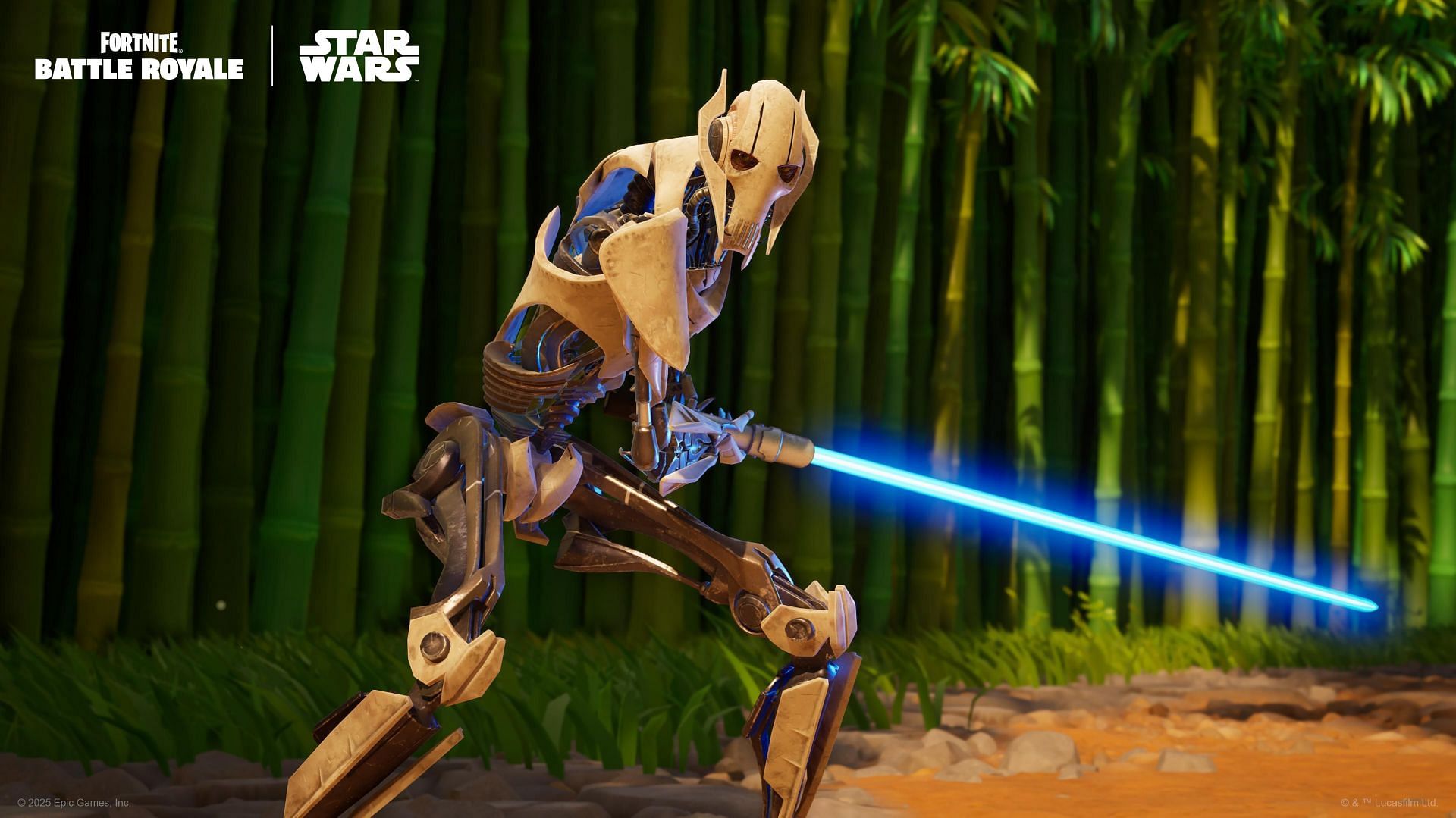General Grevious skin in Fortnite (Image via Epic Games)